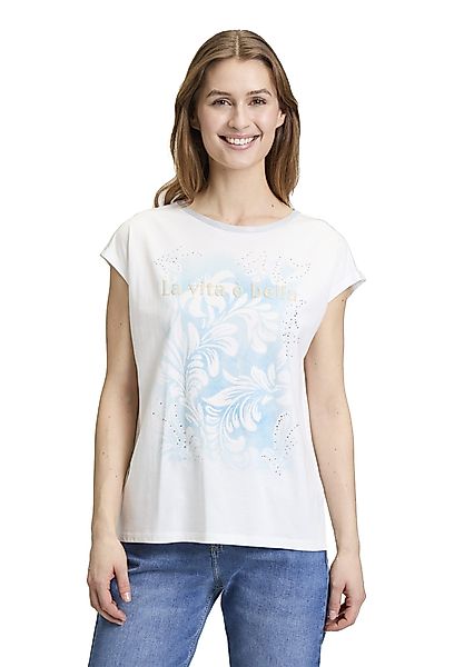 Cartoon Kurzarmshirt Cartoon Rundhals-Shirt mit Placement günstig online kaufen