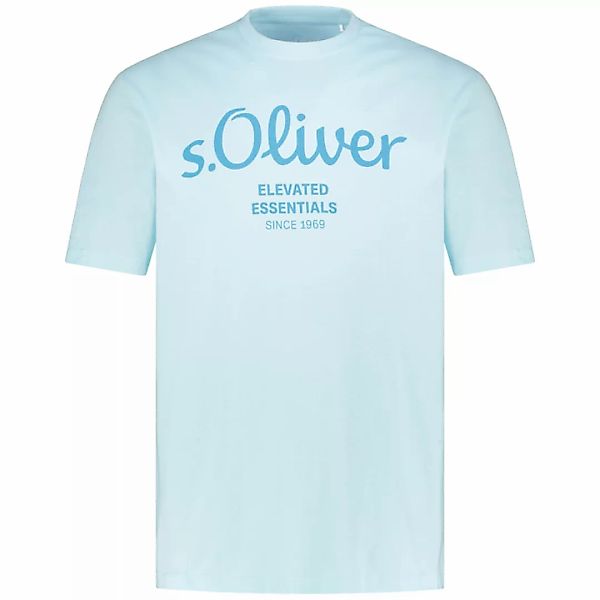 s.Oliver T-Shirt mit Label-Print günstig online kaufen