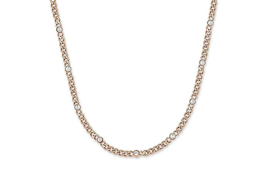 Copenhagen Studios Edelstahlkette Schmuck Geschenk Halskette Glittery Cuban günstig online kaufen