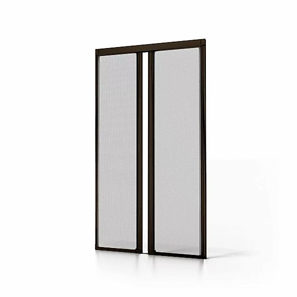 Avosdim Insektenschutzrollo Doppeltür Aluminium 240cm x 230cm Braun günstig online kaufen