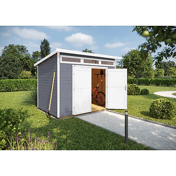 Weka Holz-Gartenhaus Weka Gartenhaus 264 Pultdach Lasiert 249 cm günstig online kaufen