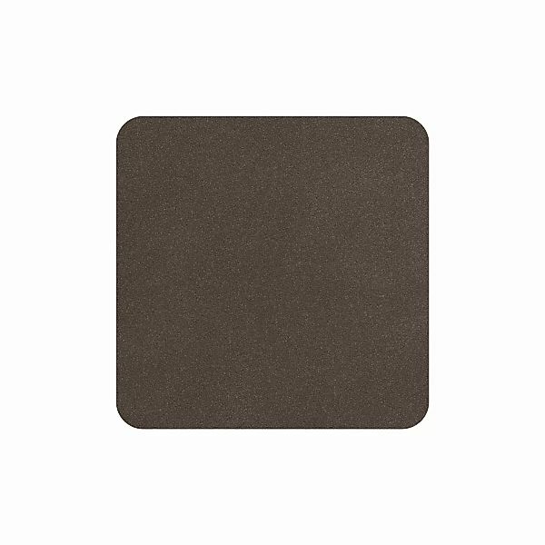 ASA Untersetzer Untersetzer soft leather earth 10 x 10 cm Set4 (braun) günstig online kaufen