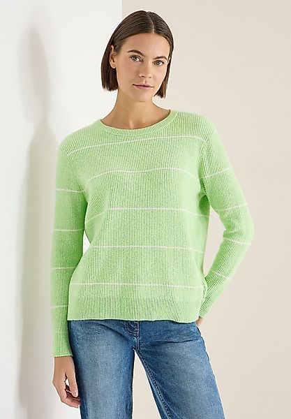 CECIL Strickpullover mit Rippstrick-Struktur günstig online kaufen