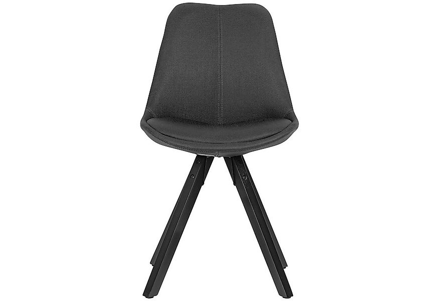 FINEBUY Esszimmerstuhl 2er Set Küchenstuhl Stoff Stuhl gepolstert mit Lehne günstig online kaufen