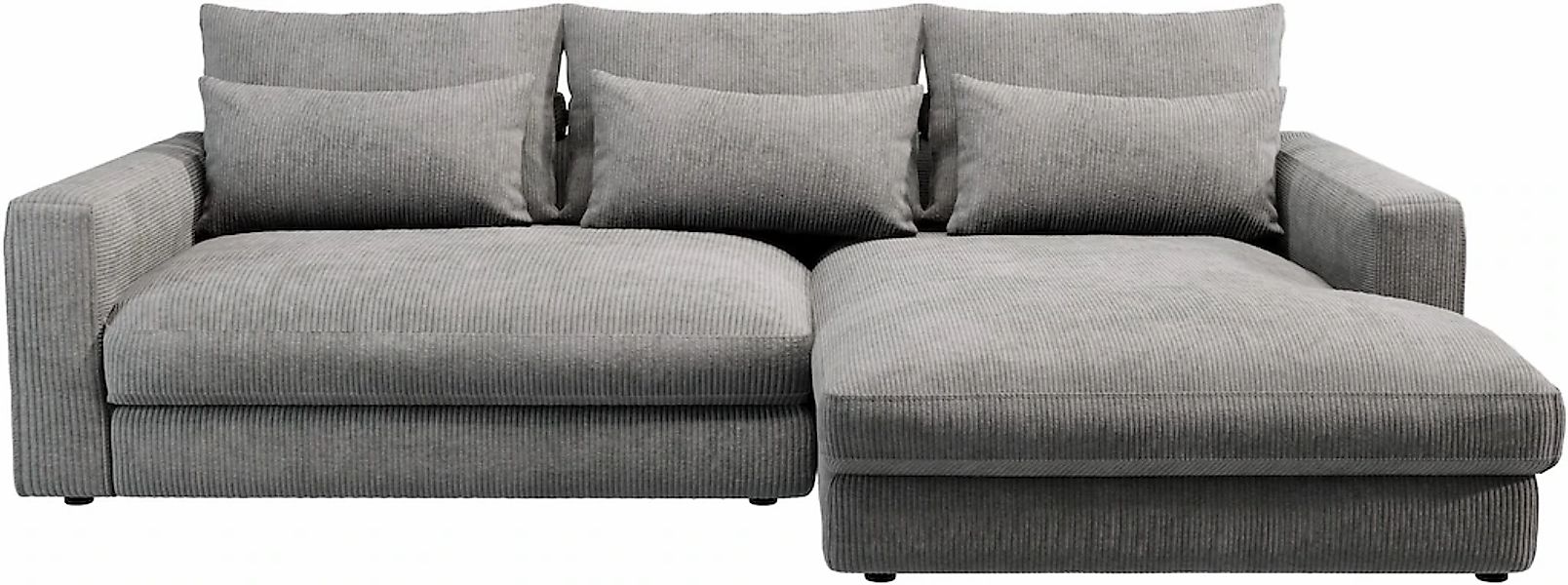 Home affaire Ecksofa »Darwin, viele Kissen, extra tiefe Sitzfläche, 271/89/ günstig online kaufen