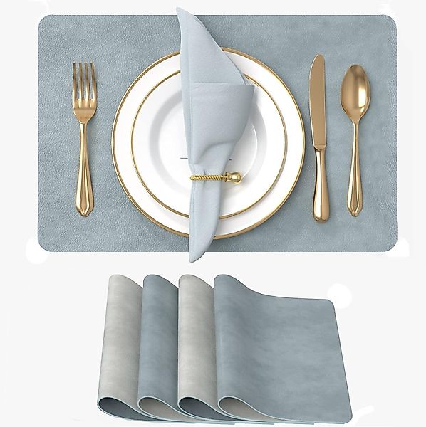 RWEUOQ Platzset Platzsets Abwaschbar Tischsets Rutschfest günstig online kaufen