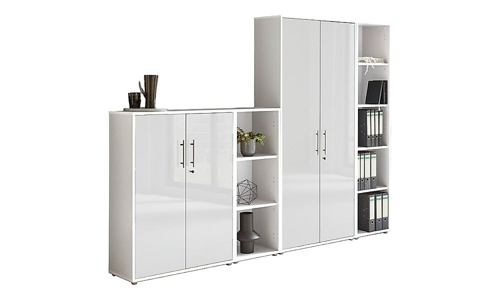 moebel-dich-auf Aktenschrank TABOR 4 (abschließbar, 4-tlg., Büroschrank ide günstig online kaufen