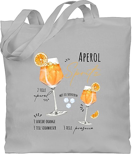 Shirtracer Umhängetasche Aperol Spritz Rezept I günstig online kaufen