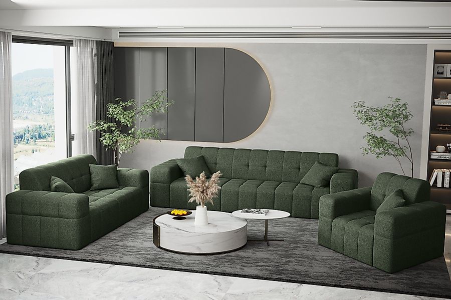 Fun Möbel Polstergarnitur Sofaset Designersofa NANCY günstig online kaufen