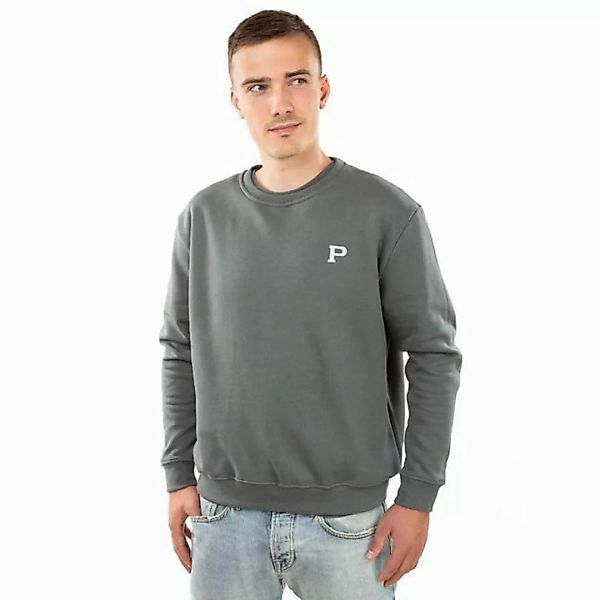 Platzangst Sweater Sweatshirt P-Logo Grau günstig online kaufen