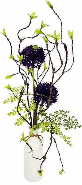 I.GE.A. Kunstblume "Arrangement Allium", Vase aus Keramik günstig online kaufen