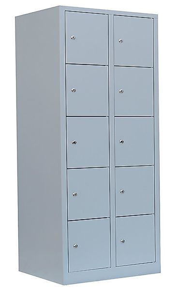 Steelboxx Fächerschrank Schließfachschrank - 2 Abteile - 10 Fächer - 1800 x günstig online kaufen
