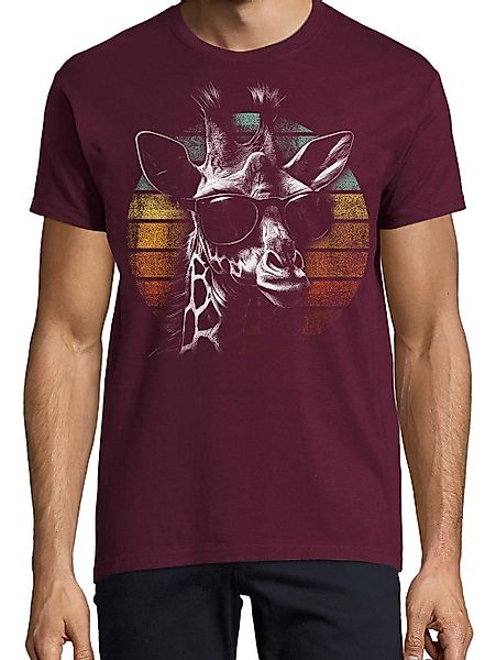 Youth Designz Print-Shirt Retro Giraffe Herren günstig online kaufen