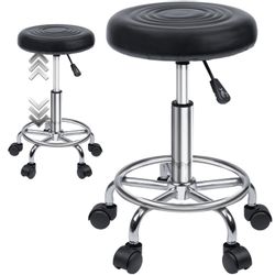 Goods+Gadgets Drehhocker Rollbarer Ergonomie Arbeitshocker (höhenverstellba günstig online kaufen