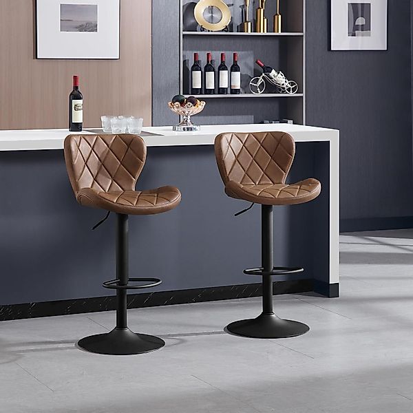 Woltu Barhocker (4 St), höhenverstellbar, Drehhocker günstig online kaufen