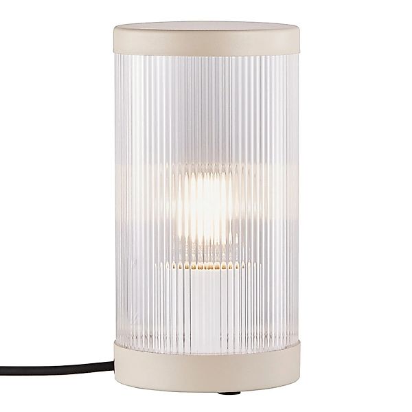 Nordlux Tischleuchte Coupar E27 sandfarbig Aussen Tischlampe IP54 221807500 günstig online kaufen