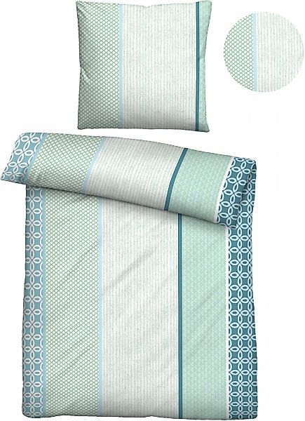 Castell - Markenbettwäsche Bettwäsche "Valentin" 2 Stk. hautsympathisch, 10 günstig online kaufen