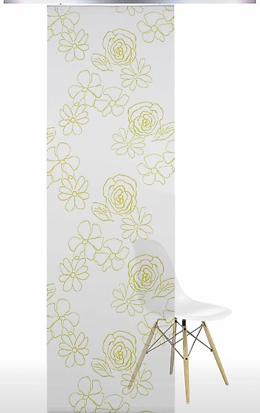 Liedeco Schiebegardine Klettband 1 Stk. tlg. HxB: 245x60, ohne Paneelwagen günstig online kaufen