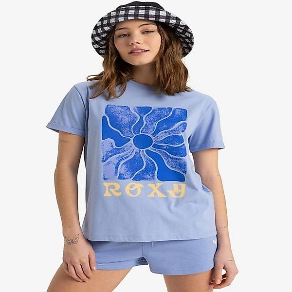 Roxy Print-Shirt Roxy Oceanregular Poster - T-Shirt für Frauen S, Grapemist günstig online kaufen