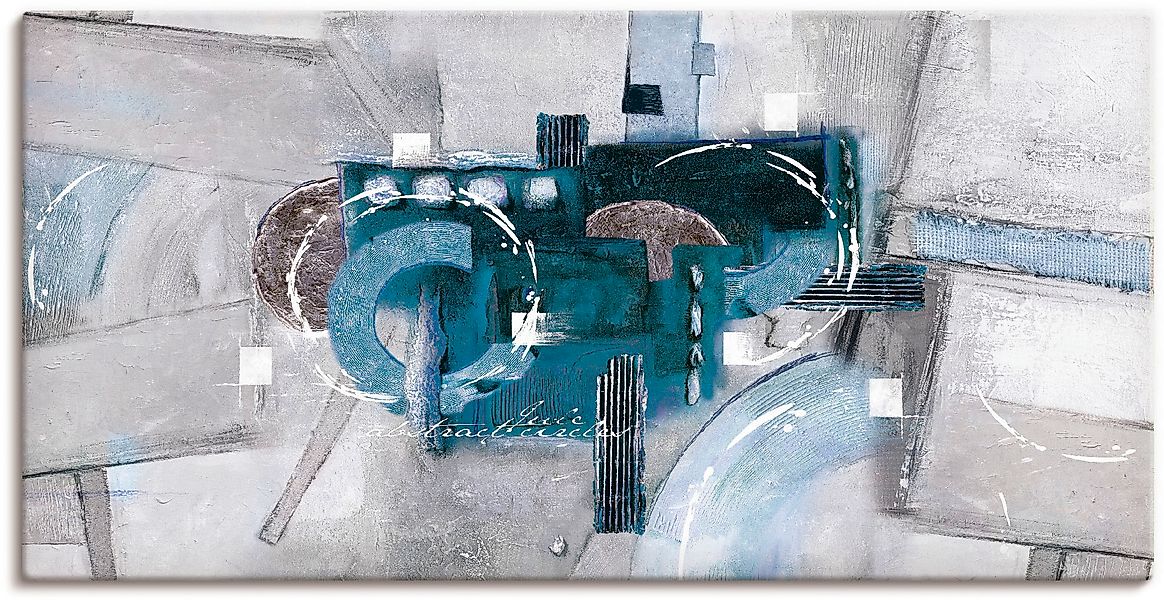 Artland Wandbild »Abstrakte blaue Kreise«, Gegenstandslos, (1 St.), als Alu günstig online kaufen
