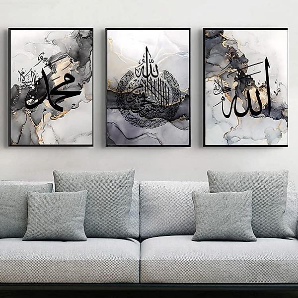 LYBOHO Leinwandbild Islamische Arabische Kalligraphie Leinwand günstig online kaufen