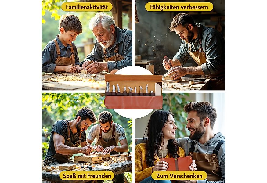 Eli Beitelsatz Schnitzwerkzeug Set - Holzwerkzeug - Schnitzset - Holzbearbe günstig online kaufen