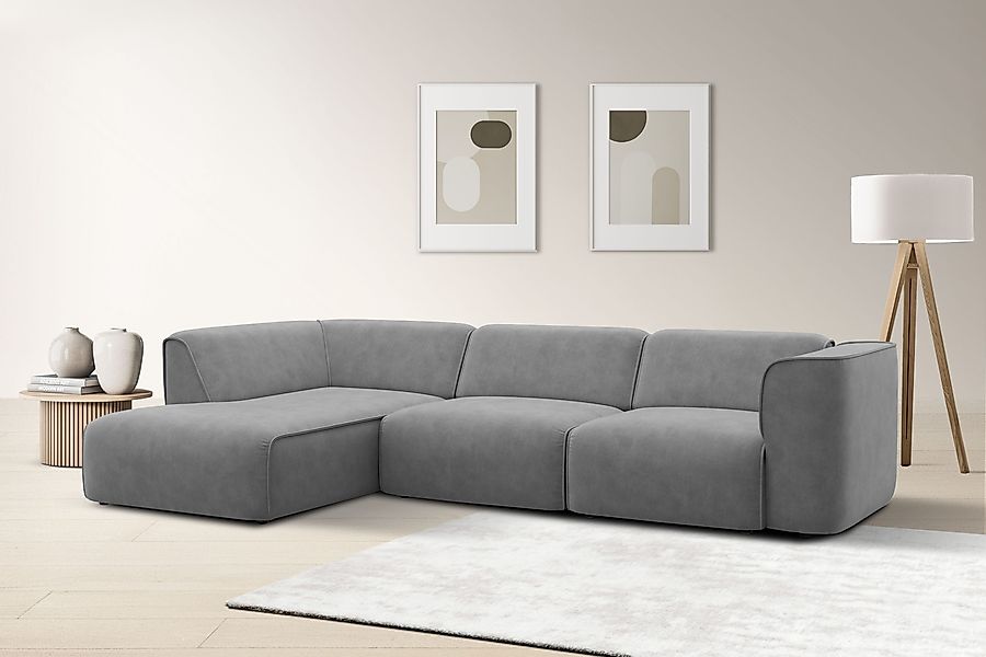 OTTO home Ecksofa "Merid L-Form, jederzeit durch Module erweiterbar, B/T/H: günstig online kaufen