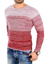 Reslad Strickpullover Reslad Strickpullover Herren Colorblock günstig online kaufen