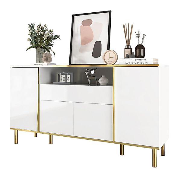 Fanttik Sideboard Schubkastenkommode Sideboard Highboard für günstig online kaufen