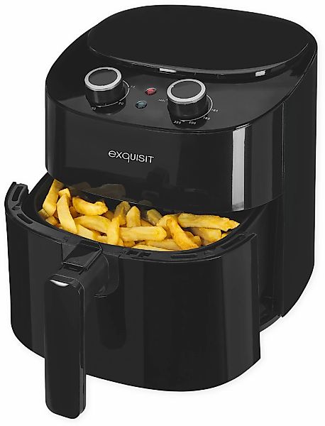 exquisit Heißluftfritteuse "FR 6502 sw" 1300 W günstig online kaufen