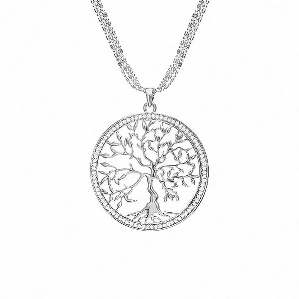Taffstyle Kette mit Anhänger Lebensbaum Halskette günstig online kaufen