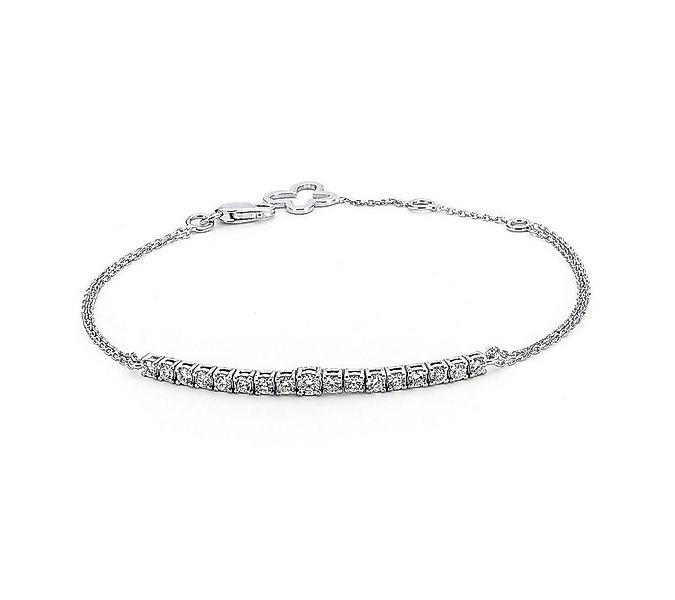 EinStein Diamant Tennisarmband Diamant Tennis Armband Weißgold günstig online kaufen