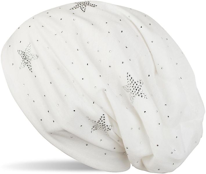 styleBREAKER Beanie Beanie mit Strass Sterne günstig online kaufen