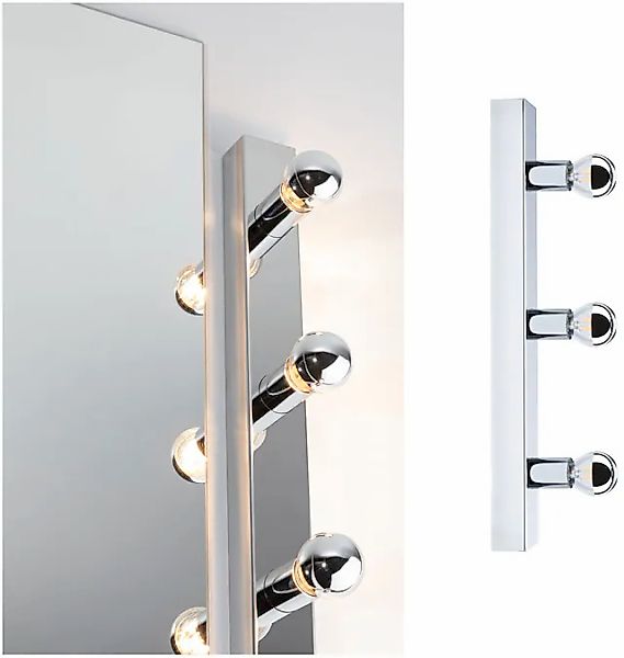 Paulmann Spiegelleuchte »Spiegelleuchte IP44 E14 230V dimmbar«, 3 flammig, günstig online kaufen