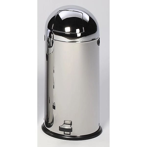 PROREGAL Klassischer Abfallsammler Mit Einwurfklappe Inneneinsatz Fußpedal günstig online kaufen