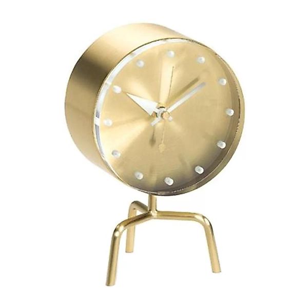 Standuhr Desk Clock - Tripod Clock metall gold / By George Nelson, 1947-195 günstig online kaufen