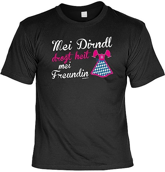 Art & Detail Shirt T-Shirt Lustige Sprüche Fun Wiesn - Mei Dirndl drogt hei günstig online kaufen