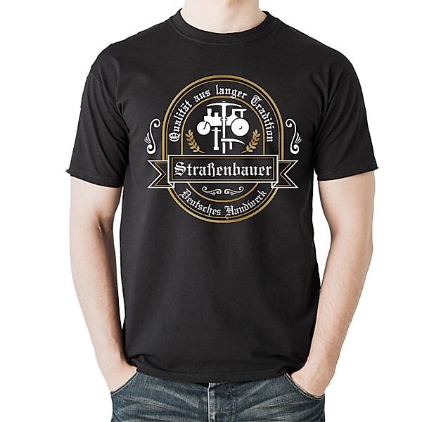 Lasernauten Print-Shirt T-Shirt Straßenbauer Qualität mit günstig online kaufen