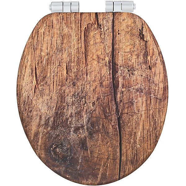 WENKO WC-Sitz Rustic, aus FSC®-zertifiziertem MDF, günstig online kaufen