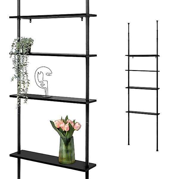 bremermann Teleskopregal Teleskop-Wandregal mit 4 Ablageböden, günstig online kaufen