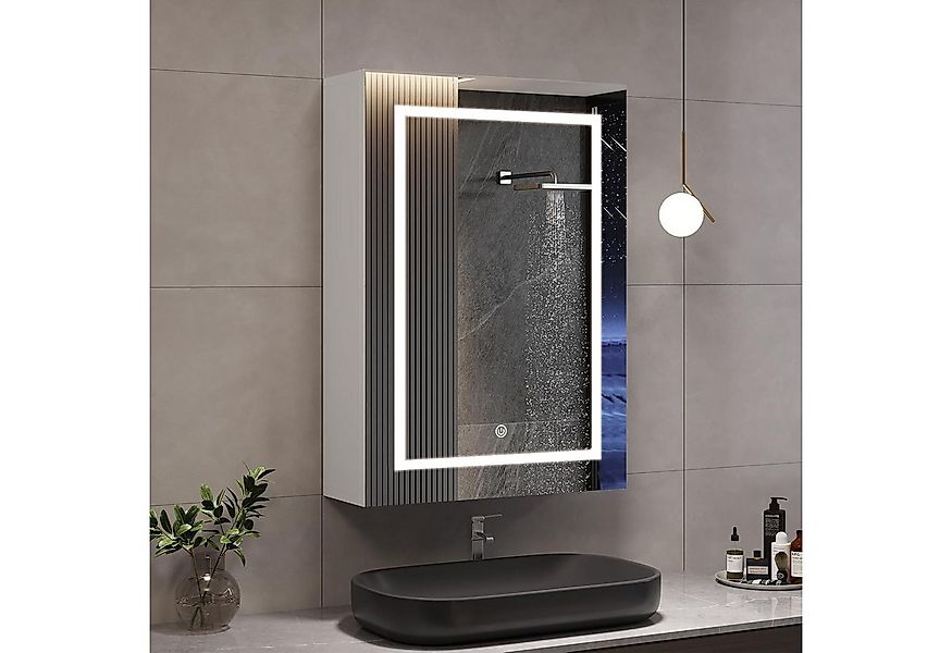 Furnishings Home Badezimmerspiegelschrank Spiegelschrank Doppeltür Hängesch günstig online kaufen