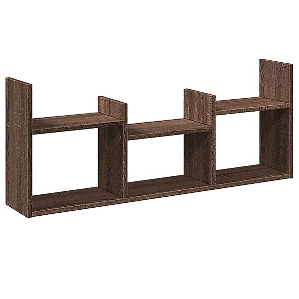 vidaXL Regal Wandschrank 100x18x40 cm Braun günstig online kaufen
