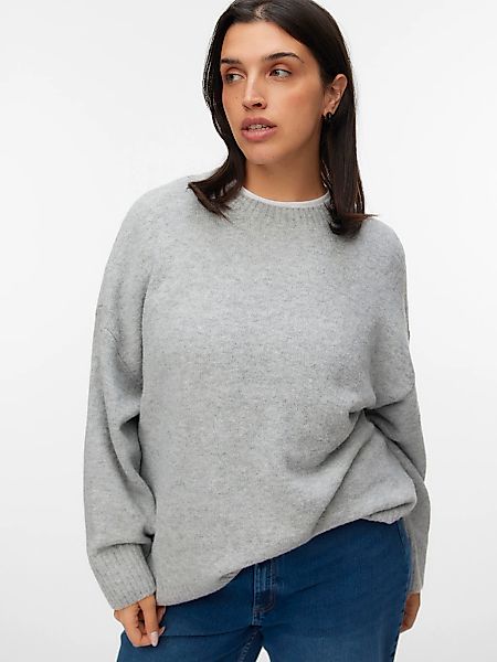 Vero Moda Curve Strickpullover "VMCBOOM LS O-NECK PULLOVER GA NOOS CUR" günstig online kaufen