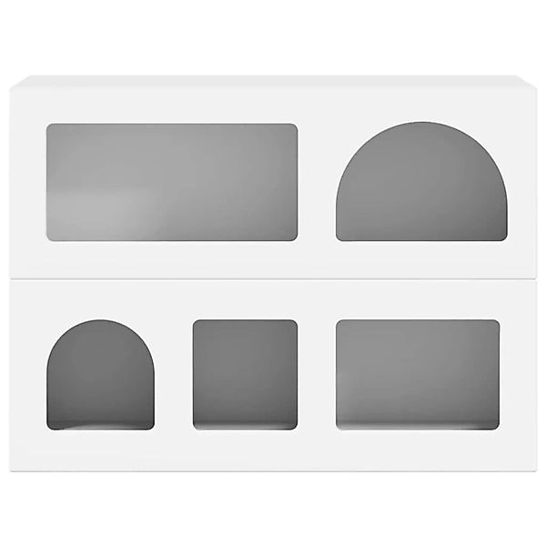 vidaXL Sideboard Weiß 80,5 x 35 x 59 cm Holzwerkstoff 891324 günstig online kaufen