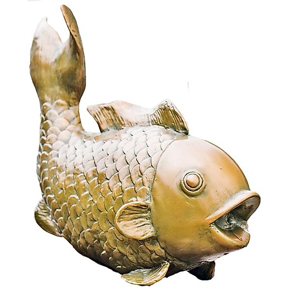 Heissner Wasserspeier Teichfigur Fisch 43cm günstig online kaufen