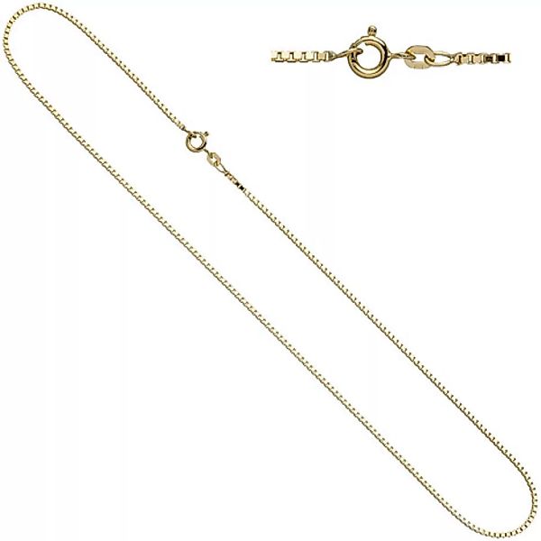SIGO Venezianerkette 585 Gelbgold 1,0 mm 50 cm Gold Kette Halskette Goldket günstig online kaufen