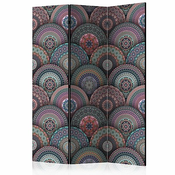 3-teiliges Paravent - Oriental Kaleidoscope [room Dividers] günstig online kaufen