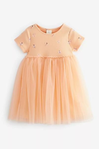 Next Tüllkleid Geripptes Mesh-Kleid (1-tlg) günstig online kaufen