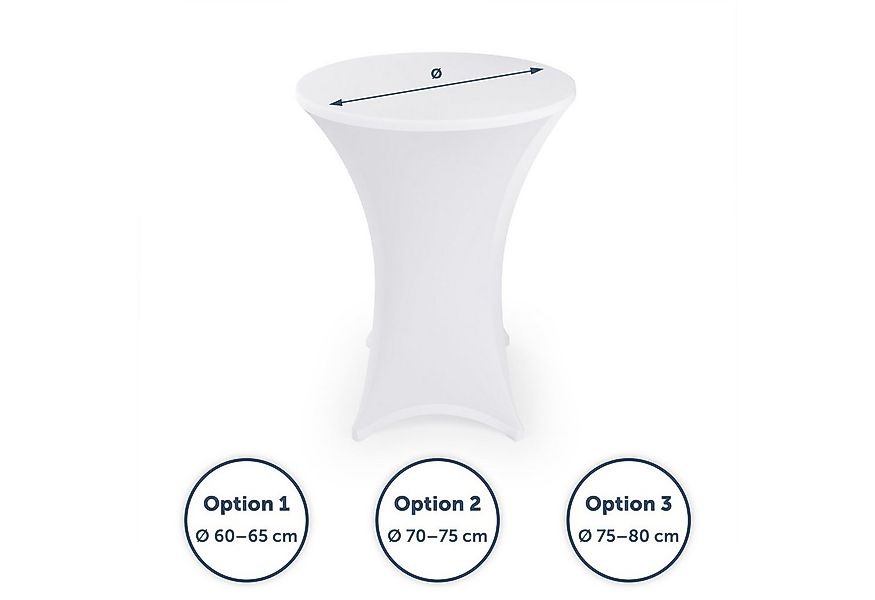 Blumtal Stehtischhusse Stretchbezug Stehtisch Hussen, Elegante Stehtischhus günstig online kaufen