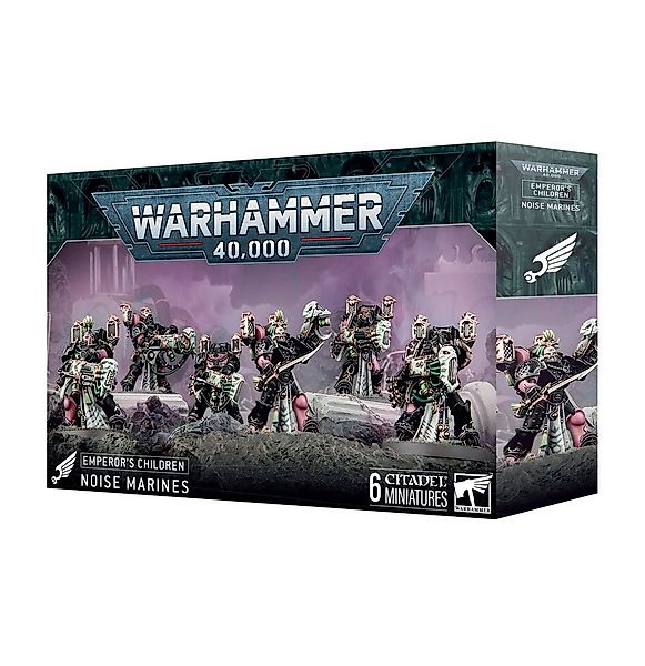 Games Workshop Spielfigur Warhammer 40.000 Emperor's Children Noise Marines günstig online kaufen